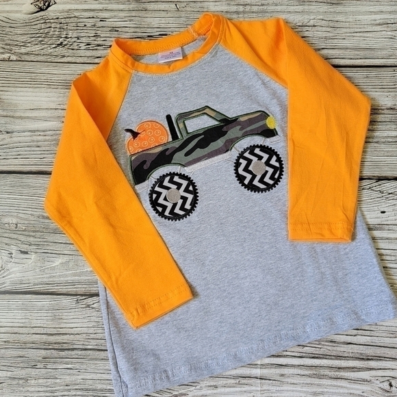 Pumpkin Patch Long-Sleeve Raglan Top NWT - Picture 3 of 6